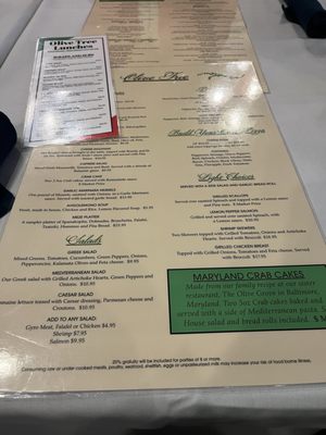 Menu photo 1 The Olive Tree Restaurant - Hiram Hiram, GA Menu photo 1 The Olive Tree Restaurant - Hiram Hiram, GA