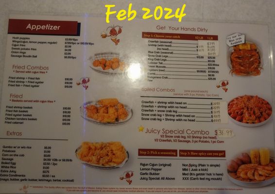 Menu photo 3 Juicy Crawfish & Seafood College Station, TX