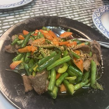Thai Orchid - Green beans with beef - Thai Near Me - Fairfield, California