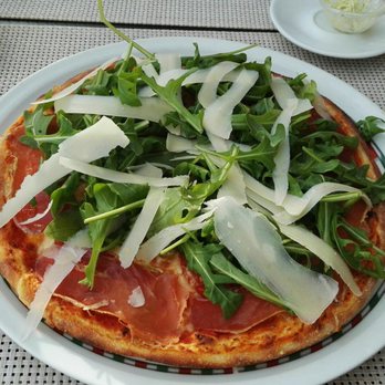 Ristorante Firenze - Pizza Rucola mit Parmaschinken, frischen Tomaten und Parmesan - Greek Near Me - Ritterhude, NI Ristorante Firenze - Pizza Rucola mit Parmaschinken, frischen Tomaten und Parmesan - Greek Near Me - Ritterhude, NI