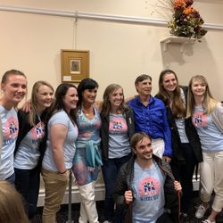Ellen Eccles Theatre - Love the support of the students! And the tees were killer!
