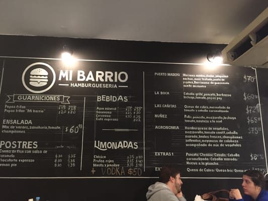 Menu photo 6 Mi Barrio Hamburguesería Buenos Aires, C Menu photo 6 Mi Barrio Hamburguesería Buenos Aires, C