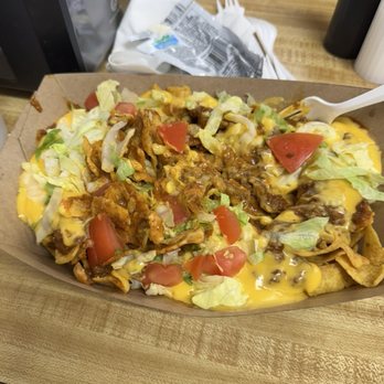 Holly's Drive Inn Restaurant - "Small" Frito pie for $7! - Burgers Near Me - Post, Texas Holly's Drive Inn Restaurant - "Small" Frito pie for $7! - Burgers Near Me - Post, Texas