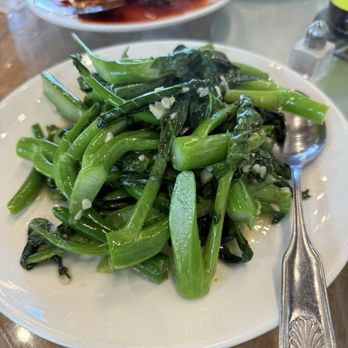 N’Joy Cafe - Gai lan Stir Fried in Garlic - Chinese Near Me - Elk Grove, California