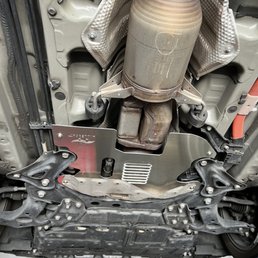 Catalytic shield expertly installed