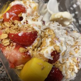 Small bionico with strawberries, mango, cantaloupe, and banana, the best I ever had. Small bionico with strawberries, mango, cantaloupe, and banana, the best I ever had.
