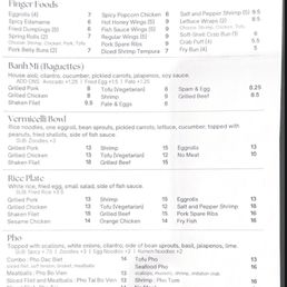 Menu Menu