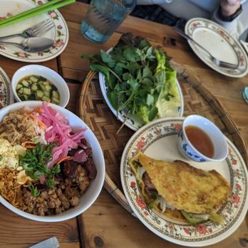 HAI HAI - Sticky rice, shrimp and pork belly Vietnamese crepe - Vietnamese Near Me - Minneapolis, Minnesota HAI HAI - Sticky rice, shrimp and pork belly Vietnamese crepe - Vietnamese Near Me - Minneapolis, Minnesota