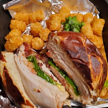 Vivio's II Food & Spirits - Turkey pretzel stacker - Sports Bars Near Me - Warren, Michigan