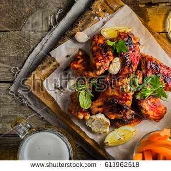Jerk BBQ Haven - a platter of grilled chicken wings with carrots and celery - Barbeque Near Me - Mississauga, Ontario Jerk BBQ Haven - a platter of grilled chicken wings with carrots and celery - Barbeque Near Me - Mississauga, Ontario