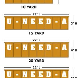 Roll Off Container Sizes and Dimensions