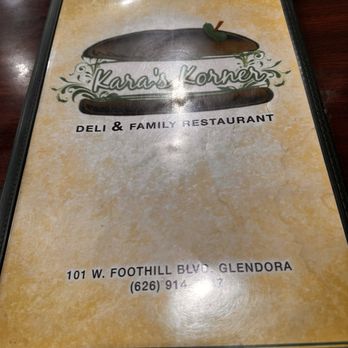 Kara's Korner - Menu - Delis Near Me - Glendora, California Kara's Korner - Menu - Delis Near Me - Glendora, California
