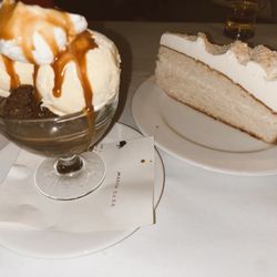 Stissing House - Sticky toffee sundae & coconut cake