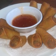 Photo of Hoy-Ka Thai Restaurant - Los Angeles, CA, United States. 3 Egg Rolls
