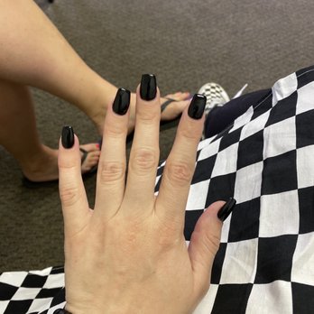 Golden Nails - Coffin acrylics - Nail Salons Near Me - Golden, Colorado