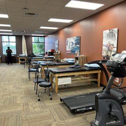 BenchMark Physical Therapy - Photo of the workout room with employees only (taken with permission).