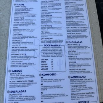 Doce Mesas - Menu - Mexican Near Me - Dallas, Texas Doce Mesas - Menu - Mexican Near Me - Dallas, Texas