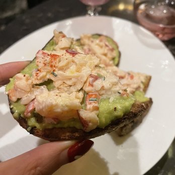 Elements Bar & Lounge - Toast of avocado & lobster tartine - Cocktail Bars Near Me - San Francisco, California