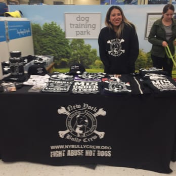 Petco - Vanessa showing the NY Bully Crew gear 4-29-2016 - Pet Training Near Me - Bay Shore, New York