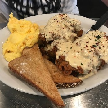 Table 57 - Monster chicken fried steak - Breakfast & Brunch Near Me - Visalia, California Table 57 - Monster chicken fried steak - Breakfast & Brunch Near Me - Visalia, California