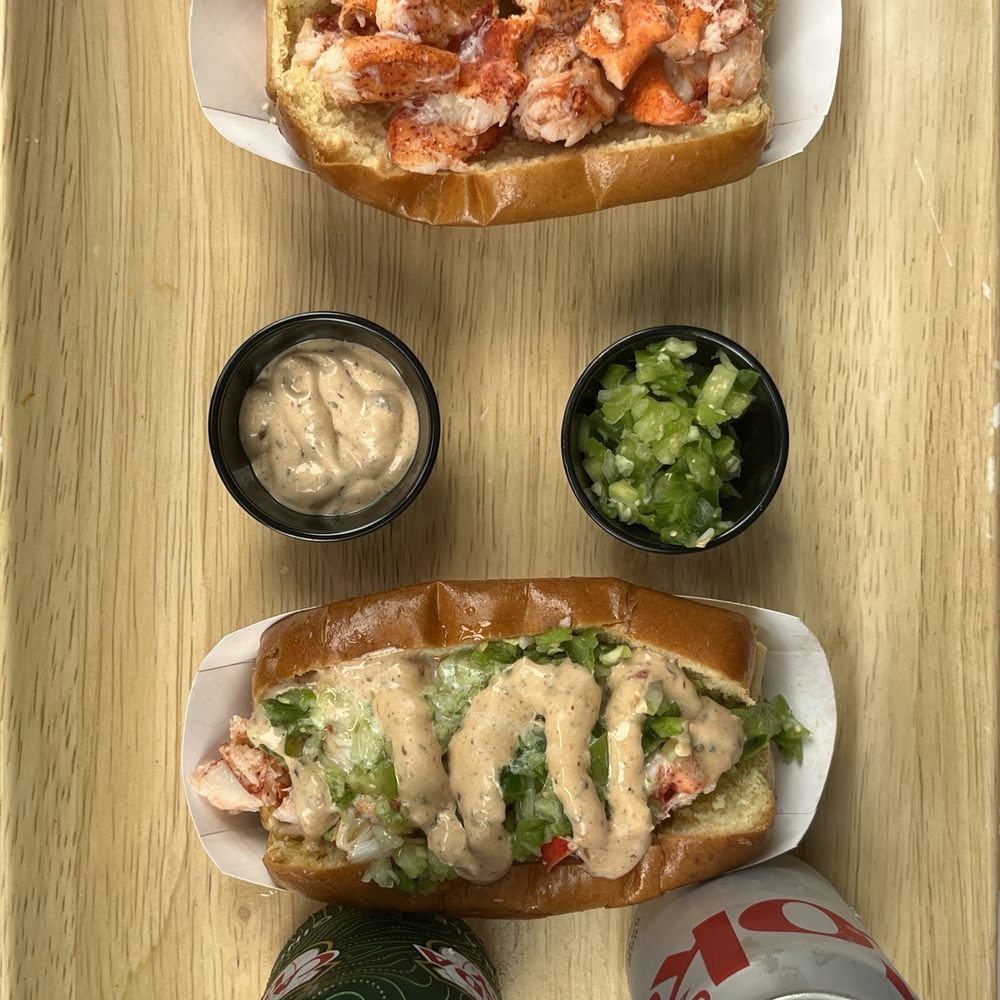 Spicy and regular lobster rolls Spicy and regular lobster rolls