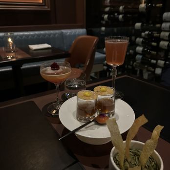 Lucie - a plate of food and drinks on a table - French Near Me - Toronto, Ontario Lucie - a plate of food and drinks on a table - French Near Me - Toronto, Ontario