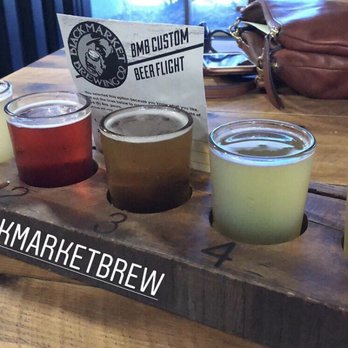 Black Market Brewing Co - Temecula - Flight of beer - Breweries Near Me - Temecula, California Black Market Brewing Co - Temecula - Flight of beer - Breweries Near Me - Temecula, California