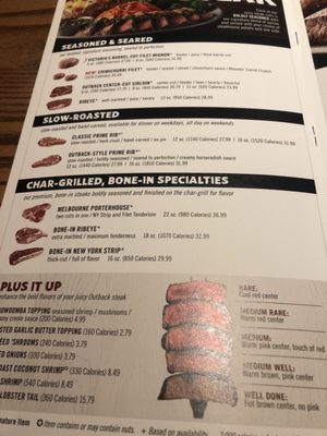 Menu photo 2 Outback Steakhouse Springfield, NJ