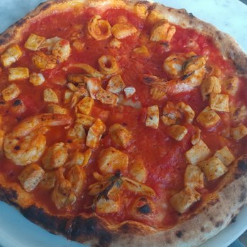 Quattro - Seafood pizza at Quattro in Boston MA - Pizza Near Me - Boston, Massachusetts Quattro - Seafood pizza at Quattro in Boston MA - Pizza Near Me - Boston, Massachusetts