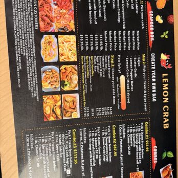 Lemon Crab - Menu - Seafood Near Me - Hayward, California
