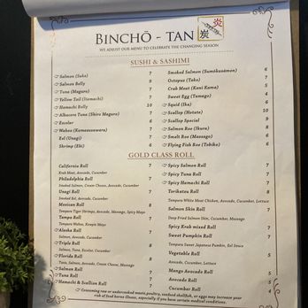 Bincho Tan Bistro - Japanese Near Me - Lutz, Florida