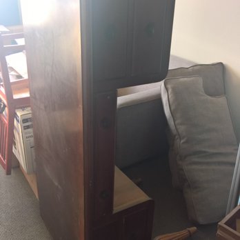 Helpful Movers - Heavy desk left on it's side. - Movers Near Me - Tacoma, Washington
