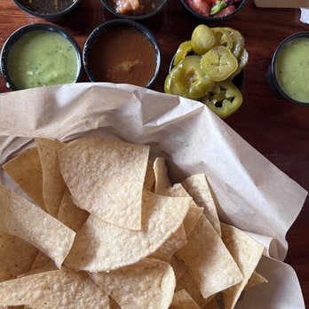 Los Agaves - Free chips they give while you wait for your food. And unlimited salsa at their salsa bar! - Tacos Near Me - Santa Barbara, California Los Agaves - Free chips they give while you wait for your food. And unlimited salsa at their salsa bar! - Tacos Near Me - Santa Barbara, California