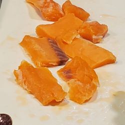 A-Star Buffet - Frozen salmon sashimi