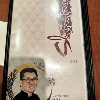 Shimizu Sushi - Menu cover and Owner's picture - Japanese Near Me - Oakland, California Shimizu Sushi - Menu cover and Owner's picture - Japanese Near Me - Oakland, California