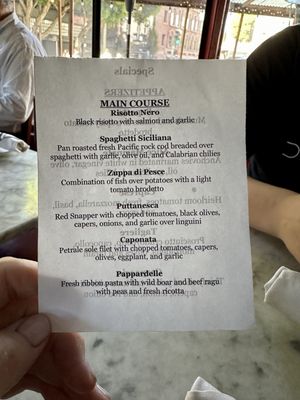 Menu photo 3 Caffe Macaroni San Francisco, CA