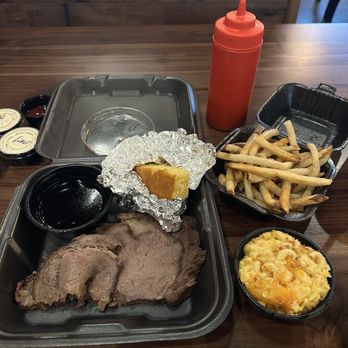 Mission BBQ - Black Plate Special with 2 sides - Barbeque Near Me - Columbia, South Carolina