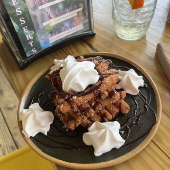 GilliGil's Island - Churros fries!! Drizzled in chocolate!! Delicious - New American Near Me - Slidell, Louisiana