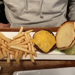 Walldorff Brew Pub & Bistro - Pub burger and fries and pickle