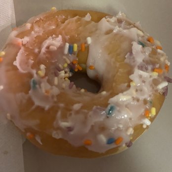 Dunkin' - And u end up with a donut like this!!!! Waist of money. - Coffee & Tea Near Me - Lutz, Florida