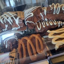 My famous drizzle cake and brownies