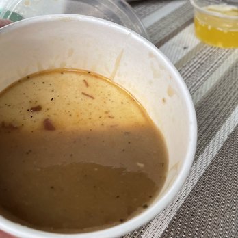 Popeyes Louisiana Kitchen - A tablespoon amount of gravy for 16 pieces of chicken, large fries and large mashed potatoes.. - Fast Food Near Me - Dover, New Jersey