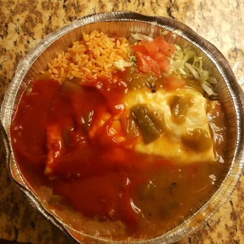 Los Cuates - Christmas burrito - New Mexican Cuisine Near Me - Albuquerque, New Mexico