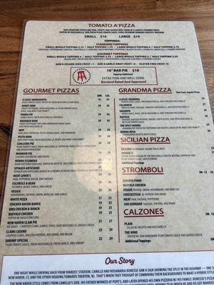 Menu photo 2 Bonesse's Tomato Apizza East Brunswick, NJ Menu photo 2 Bonesse's Tomato Apizza East Brunswick, NJ