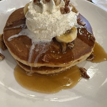 Another Broken Egg Cafe - Side of Bourbon Street Pancakes - American Near Me - Austin, Texas Another Broken Egg Cafe - Side of Bourbon Street Pancakes - American Near Me - Austin, Texas