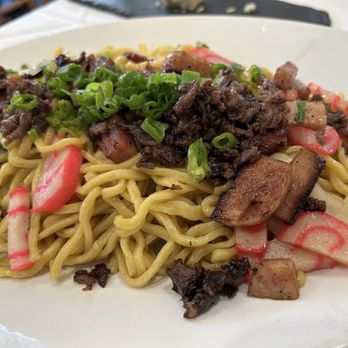 The Clubhouse - Dry mein with dashi on the side (not shown) - Sushi Bars Near Me - Mililani, Hawaii