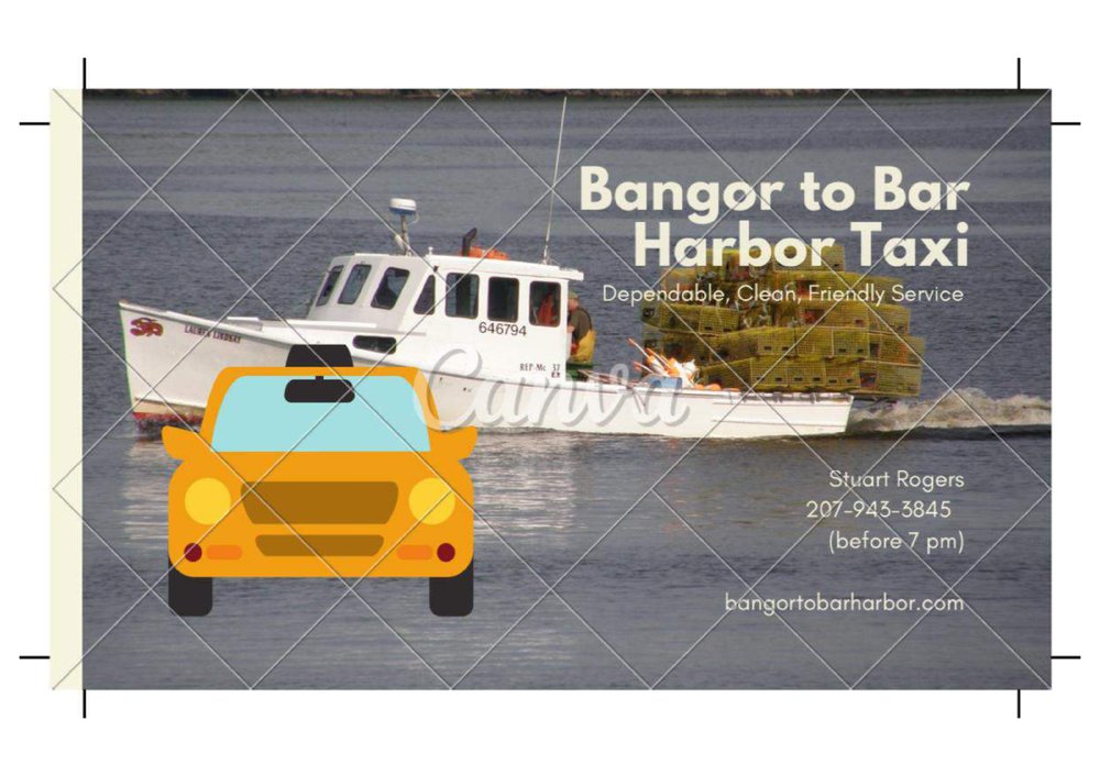 BANGOR TO BAR HARBOR TAXI Updated August 2024 Bangor, Maine Taxis