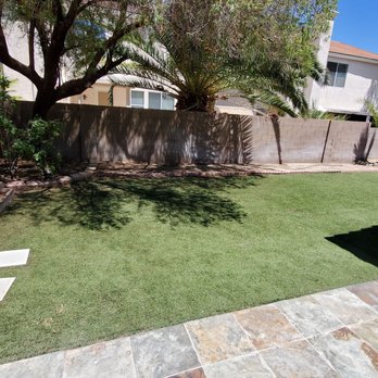 Jr's Lawn Maintenance - Backyard after - Landscaping Near Me - Henderson, Nevada