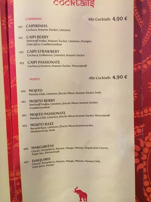 Menu photo 2 Bombay Lounge Frankfurt Am Main, HE
