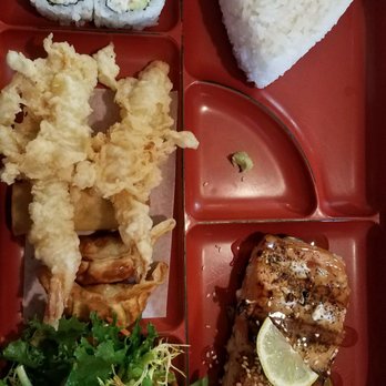 F G Sushi - Salmon bento - Sushi Bars Near Me - Forest Grove, Oregon